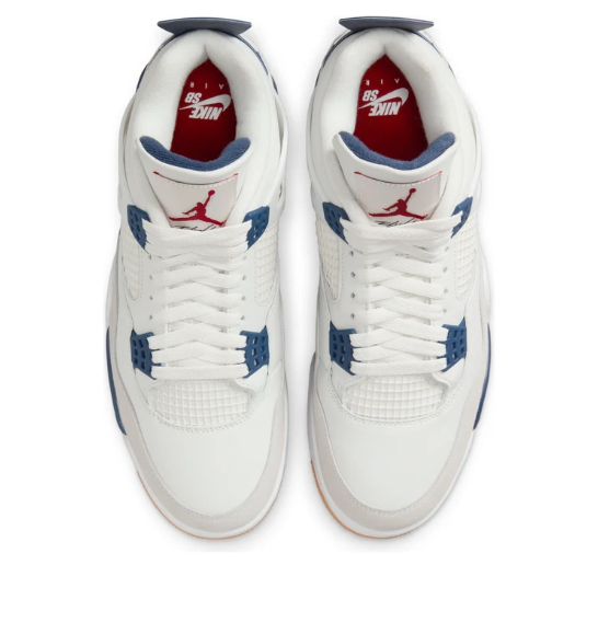 Air Jordan 4 Retro SB – White / Navy (DR5415-100)
