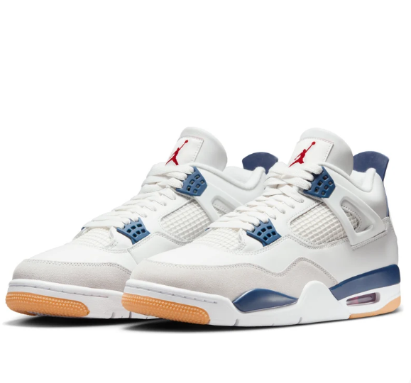 Air Jordan 4 Retro SB – White / Navy (DR5415-100)
