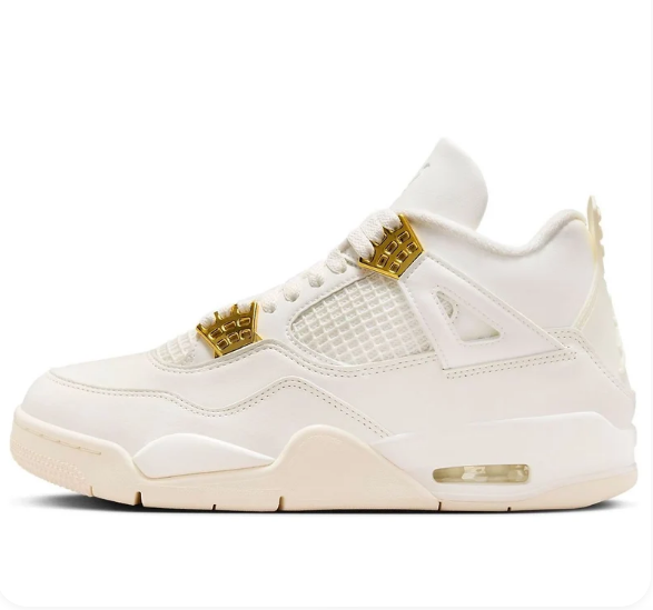 (WMNS) Air Jordan 4 Retro – Metallic Gold (AQ9129-170)