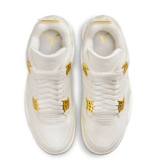 (WMNS) Air Jordan 4 Retro – Metallic Gold (AQ9129-170)