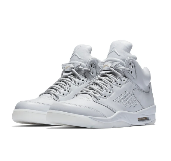 Air Jordan 5 Retro Premium 'Pure Platinum' 881432-003 $170