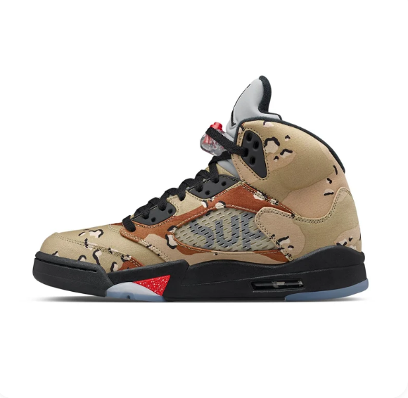 Air Jordan 5 Retro x Supreme – Desert Camo (824371-201)