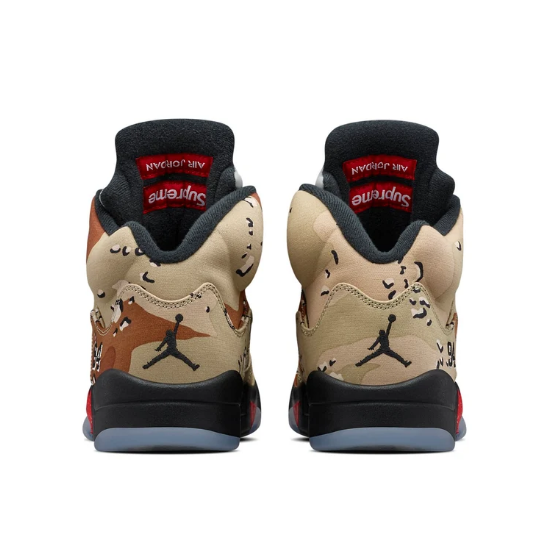 Air Jordan 5 Retro x Supreme – Desert Camo (824371-201)