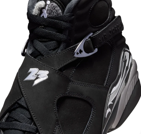 Air Jordan 8 Retro (BlackWhiteLT Graphite)$170