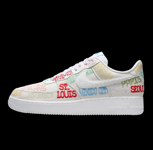 Nike Air Force 1 '07 LV8 – White / Multi-Color