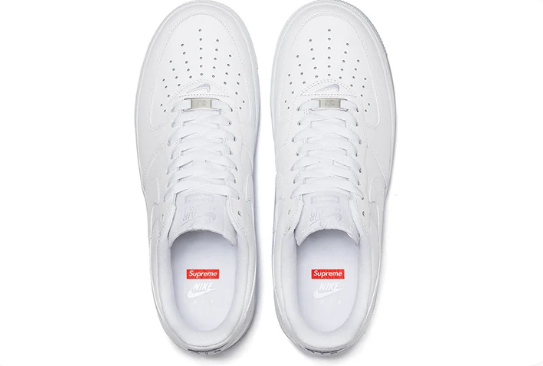 Nike x Supreme Air Force 1 Low – Box Logo / White (CU9225-100)