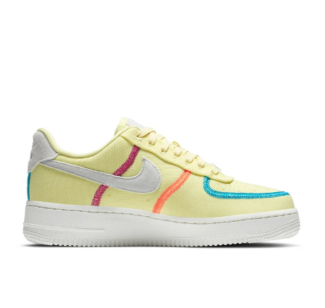 (WMNS) Nike Air Force 1 '07 Low LX – Stitched Canvas / Life Lime (CK6572-700)