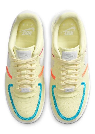 (WMNS) Nike Air Force 1 '07 Low LX – Stitched Canvas / Life Lime (CK6572-700)