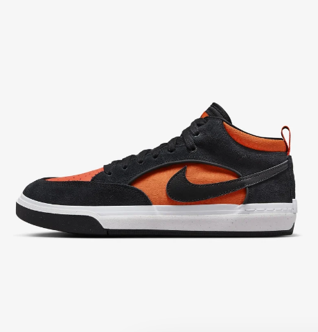 Nike SB React Leo – Black / Electro Orange (DX4361-002)