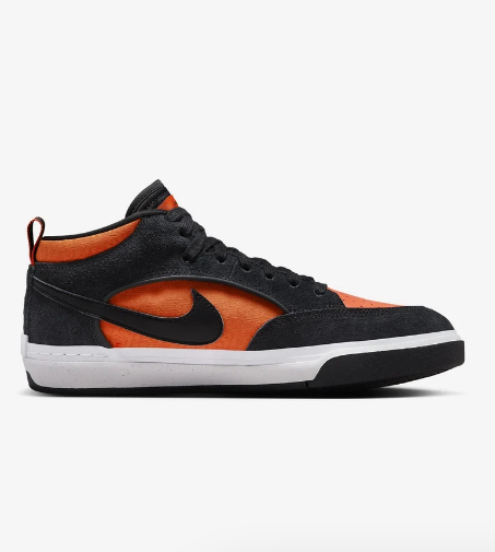 Nike SB React Leo – Black / Electro Orange (DX4361-002)