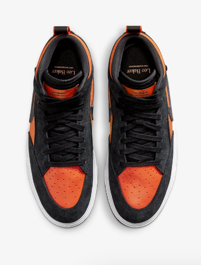 Nike SB React Leo – Black / Electro Orange (DX4361-002)